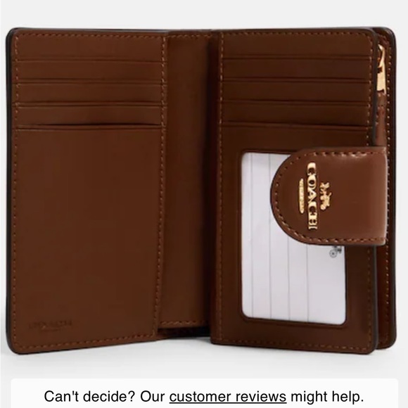 ✨Coach✨Medium Corner Zip Wallet In Signature Canvas - Picture 8 of 8